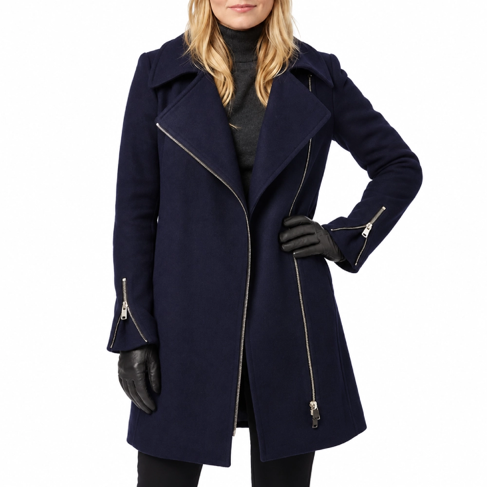 Emma swan blue wool coat