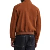 George russell brown suede jacket