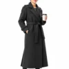 Graveyard gray wool coat