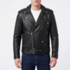 Grease live aaron black leather jacket