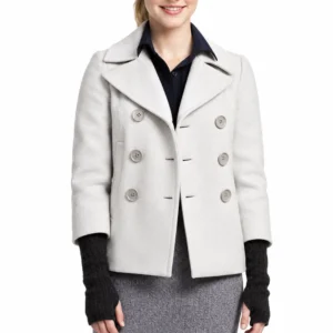Gwen stacy wool peacoat