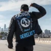 Gymkhana 7 ken block black leather jacket
