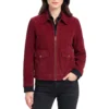 Helen drew suede leather jacket
