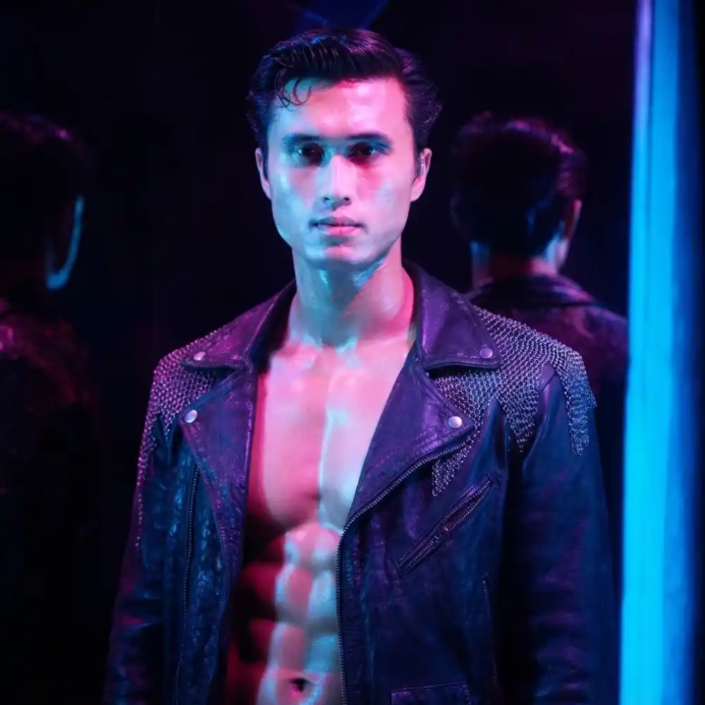 Her private hell black leather jacket