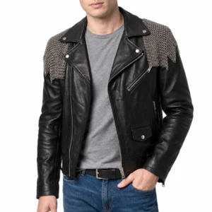 Her private hell leather jacket