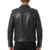 Hypnosis mic black leather jacket