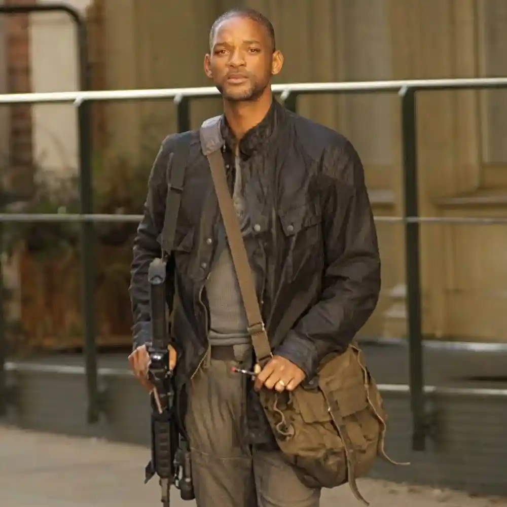 I am legend 2007 black leather jacket