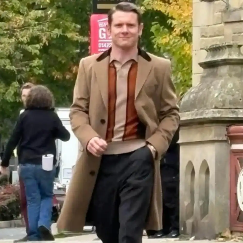 Ink larry brown wool coat