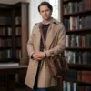 Jack martin beige trench coat