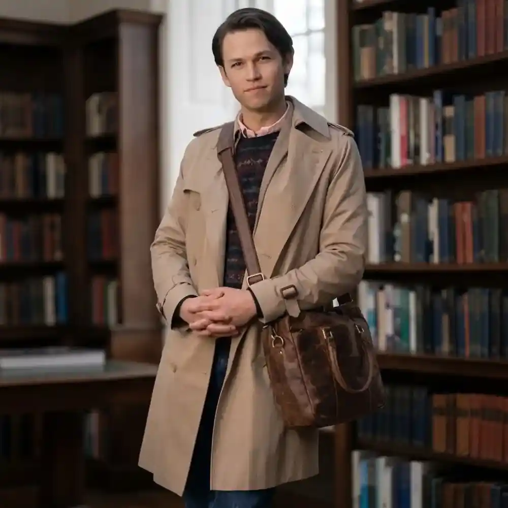 Jack martin beige trench coat