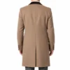 Jack oconnell brown wool coat
