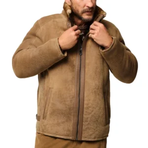 Jack schumacher brown suede jacket