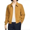 Jacob elordi suede leather jacket