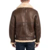 James stewart shearling leather jacket