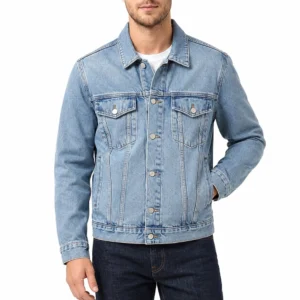 Jason statham denim blue jacket