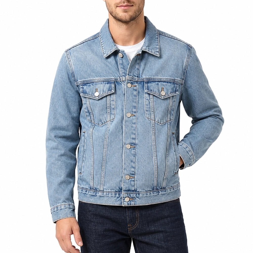 Jason statham denim blue jacket