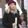 Jennifer morrison black wool coat