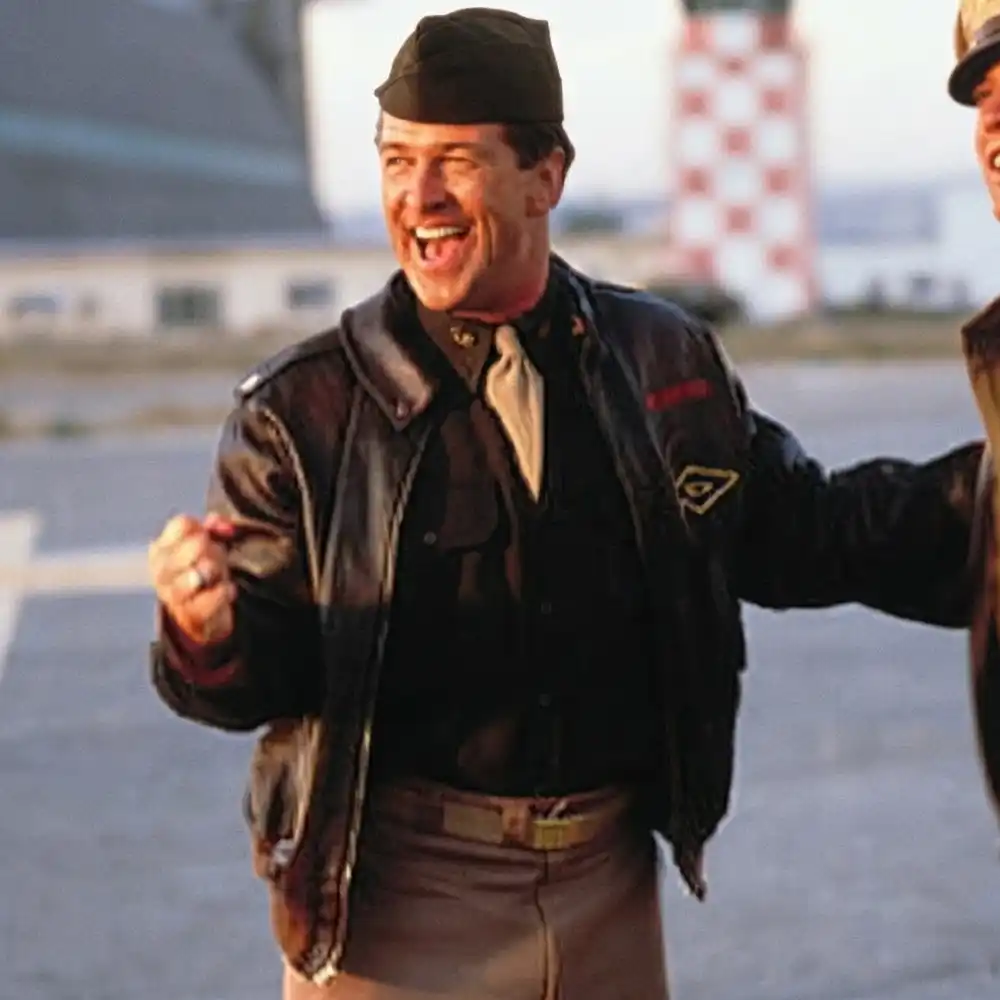 Jimmy doolittle brown leather jacket