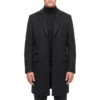 John stewart black wool coat