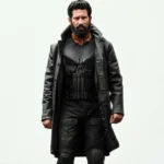One Last Kill Jon Bernthal Black Leather Coat