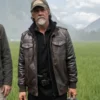 Josh brolin brown leather jacket