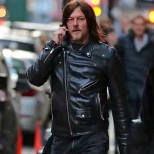 Judas black leather jacket