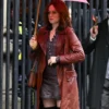 Jules davies leather coat