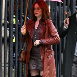 Jules davies leather coat