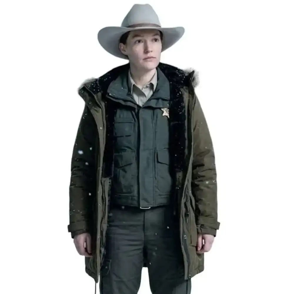 Kelly macdonald green coat