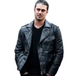 Chicago Fire Kelly Severide Black Leather Jacket