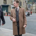Ink 2026 Larry Lamb Brown Wool Coat