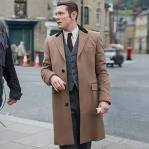 Larry lamb brown coat