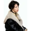 Lili taylor shearling leather jacket