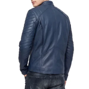 Man of steel leather jacket