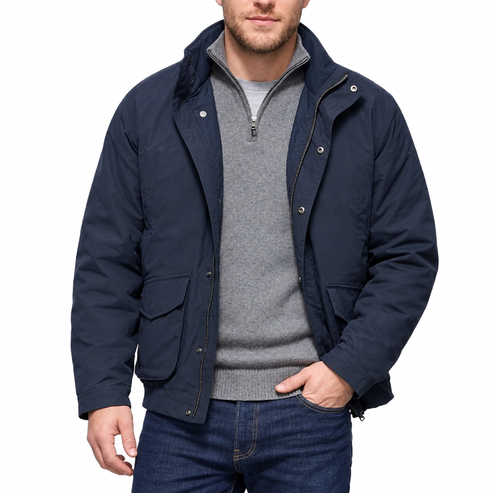 Mark kimball navy cotton jacket
