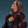 Marvel brown flag jacket