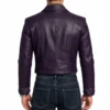 Max hatter purple leather jacket