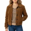 Maximum pleasure guaranteed brown jacket