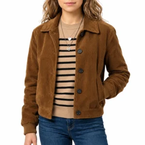 Maximum pleasure guaranteed brown jacket