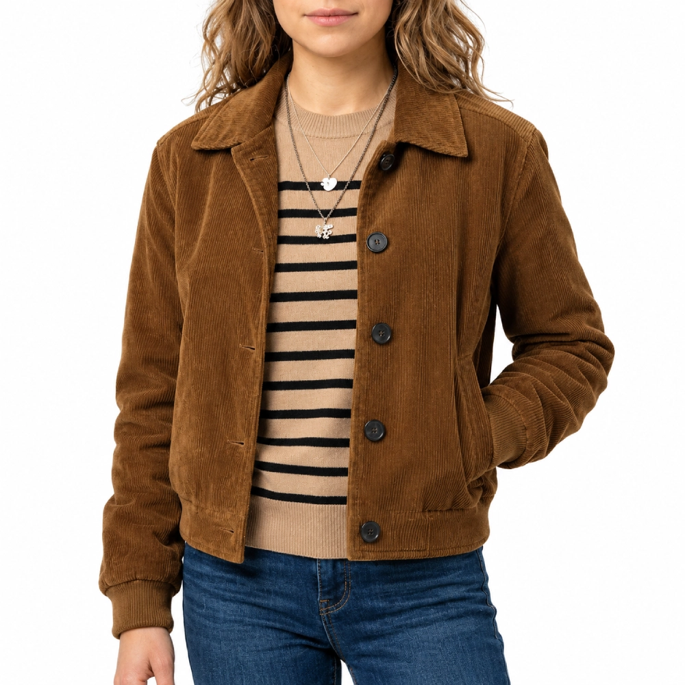 Maximum pleasure guaranteed brown jacket