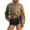 Maxxine dupri olive green jacket