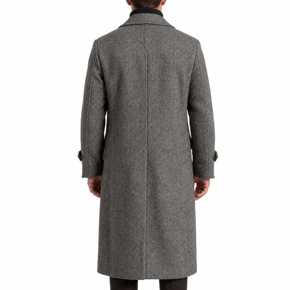 Mayday gray wool peacoat