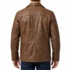 Motor city brown leather jacket