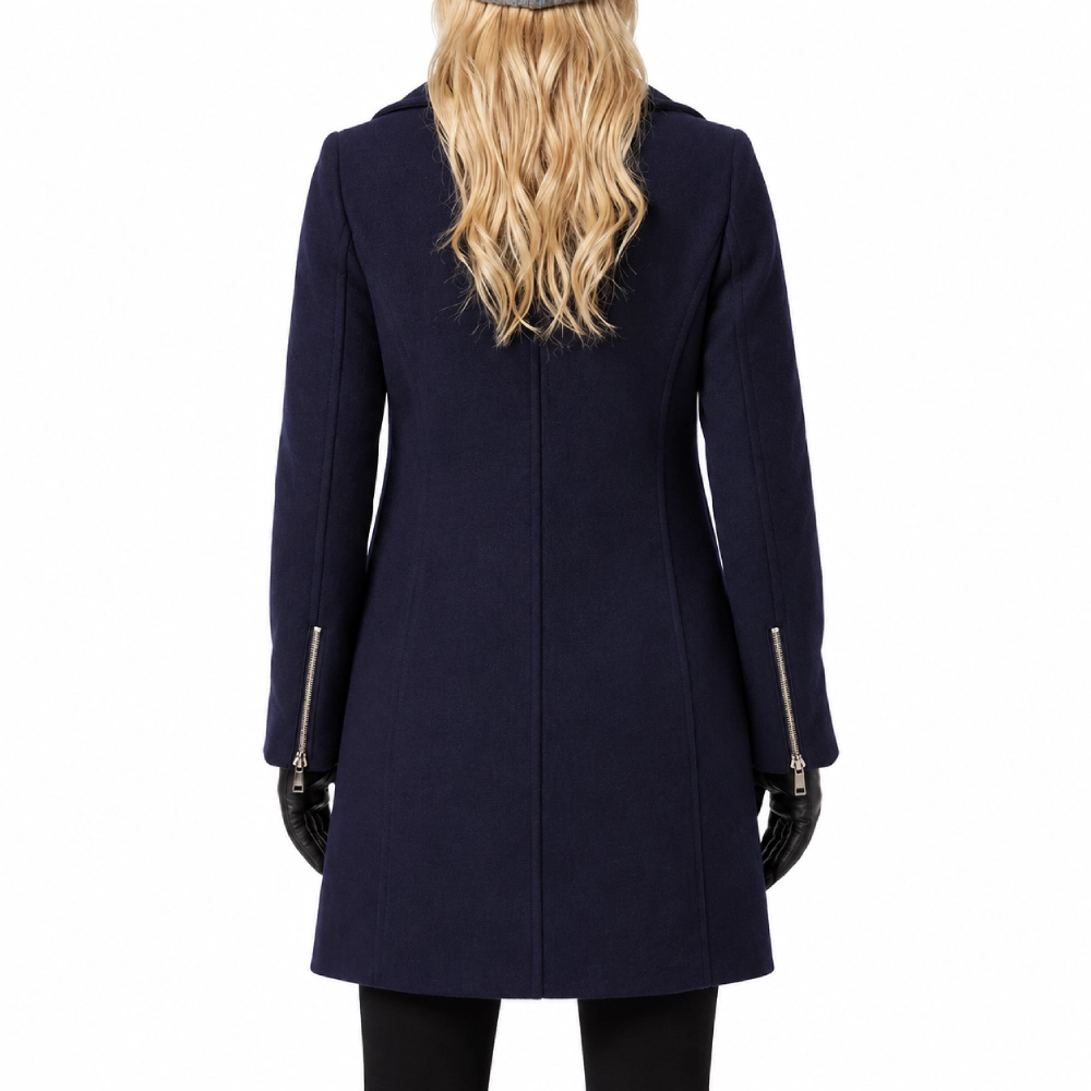 Once upon a time emma blue wool coat