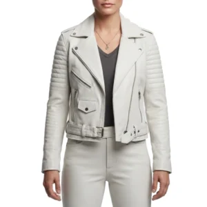 Pearl white jacket