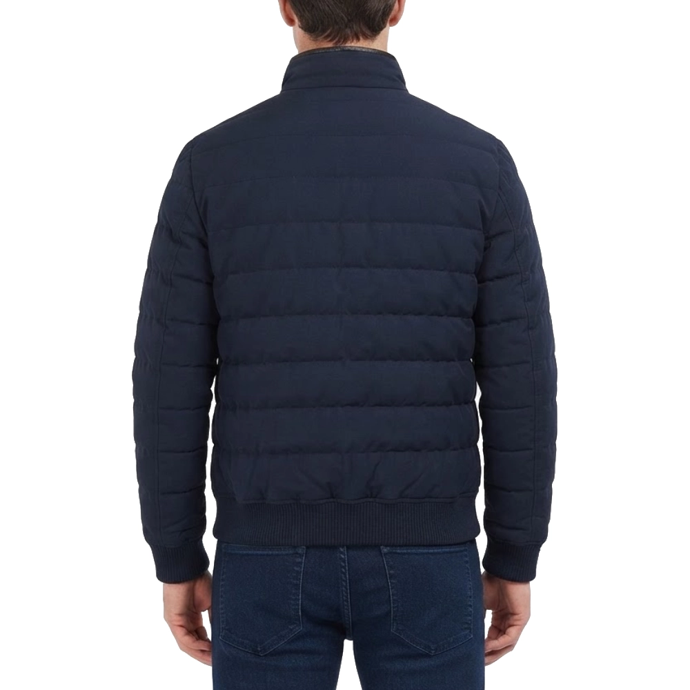 Per stenson navy polyester jacket
