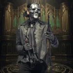 Ghost Band Papa V Perpetua Black Leather Jacket