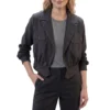 Rebecca ferguson grey wool jacket
