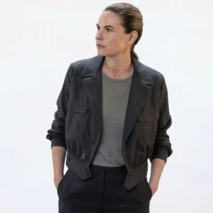 Rebecca ferguson wool jacket