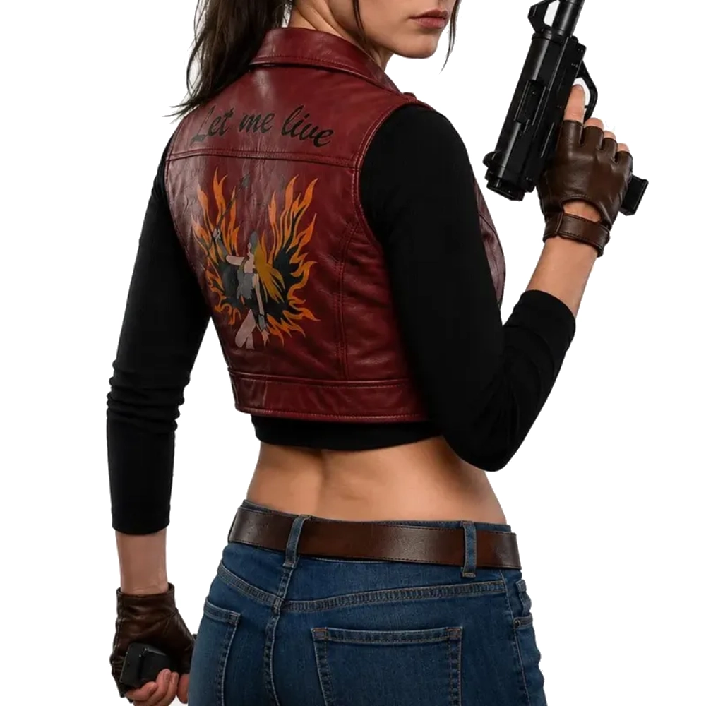 Resident evil leather vest